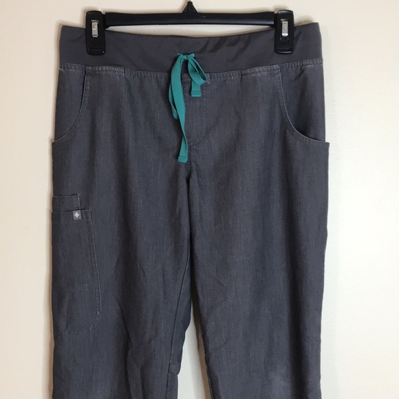 Figs technical collection charcoal gray scrub pants size small - Picture 2 of 10